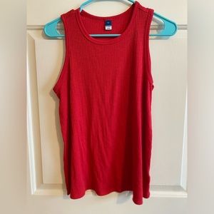 Old navy women’s red tank top-size small-like new